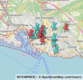 Mappa Via Ponte, 16121 Genova GE, Italia (0.94267)