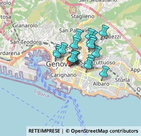 Mappa Via Ponte, 16121 Genova GE, Italia (1.07)