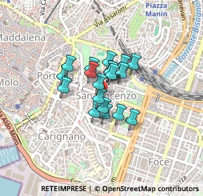 Mappa Via Ponte, 16121 Genova GE, Italia (0.2495)