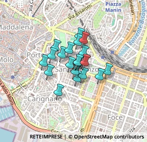 Mappa Via Ponte, 16121 Genova GE, Italia (0.2545)