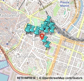 Mappa Via Ponte, 16121 Genova GE, Italia (0.258)