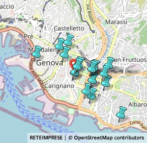 Mappa Via Ponte, 16121 Genova GE, Italia (0.639)