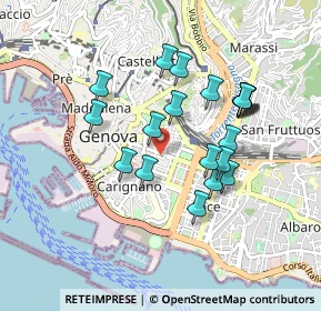 Mappa Via Ponte, 16121 Genova GE, Italia (0.811)