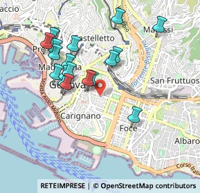 Mappa Via Ponte, 16121 Genova GE, Italia (0.90389)