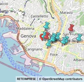 Mappa Via Ponte, 16121 Genova GE, Italia (0.68583)