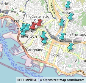 Mappa Via Ponte, 16121 Genova GE, Italia (0.89786)