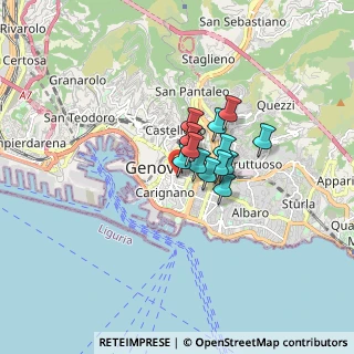 Mappa Via della Pace, 16121 Genova GE, Italia (0.93231)