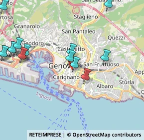Mappa Via Carlo Innocenzo Frugoni, 16121 Genova GE, Italia (2.68563)
