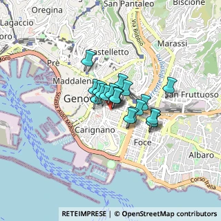 Mappa Via Carlo Innocenzo Frugoni, 16121 Genova GE, Italia (0.4585)