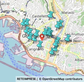 Mappa Via Carlo Innocenzo Frugoni, 16121 Genova GE, Italia (0.6765)