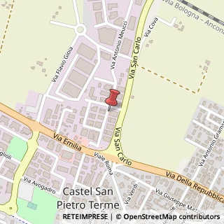 Mappa Via T. A. Edison, 10, 40024 Castel San Pietro Terme, Bologna (Emilia Romagna)