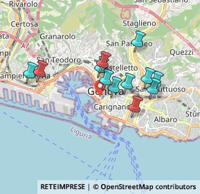 Mappa Stradone di Sant'Agostino, 16123 Genova GE, Italia (1.52583)