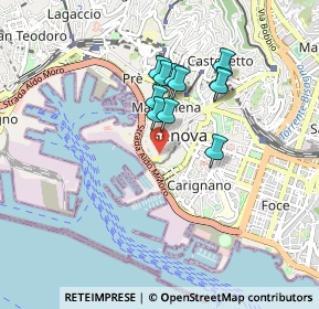 Mappa Via Mascherona, 16123 Genova GE, Italia (0.69182)