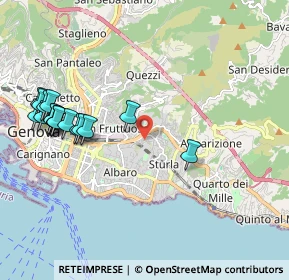 Mappa Via Semeria Padre Giovanni, 16131 Genova GE, Italia (2.36529)