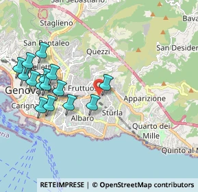 Mappa Via Semeria Padre Giovanni, 16131 Genova GE, Italia (2.21067)
