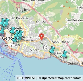 Mappa Via Semeria Padre Giovanni, 16131 Genova GE, Italia (2.89333)
