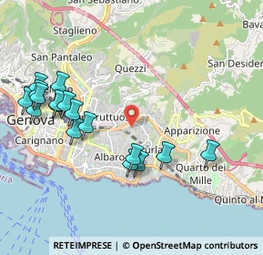 Mappa Via Semeria Padre Giovanni, 16131 Genova GE, Italia (2.26235)