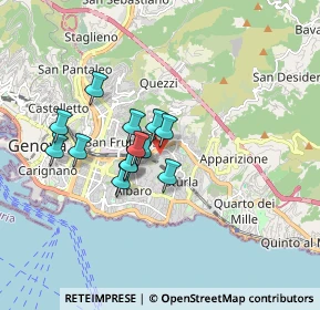 Mappa Via Semeria Padre Giovanni, 16131 Genova GE, Italia (1.30769)