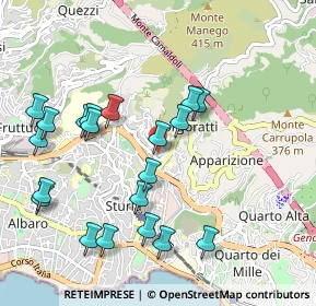 Mappa Via Nicolò Copernico, 16132 Genova GE, Italia (1.0705)