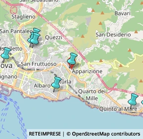 Mappa Via Nicolò Copernico, 16132 Genova GE, Italia (3.31833)