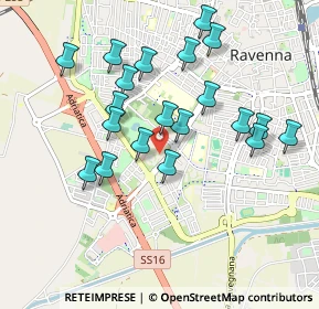 Mappa Viale V. Randi, 48124 Ravenna RA, Italia (0.912)