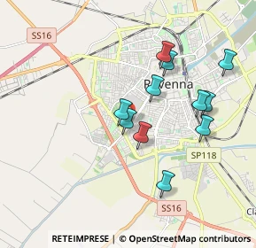 Mappa Viale V. Randi, 48124 Ravenna RA, Italia (1.70182)