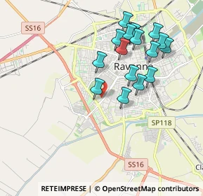 Mappa Viale V. Randi, 48124 Ravenna RA, Italia (1.87688)