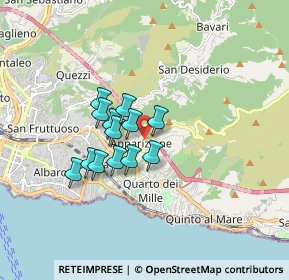 Mappa Via Angelo Olivieri, 16133 Genova GE, Italia (1.21769)