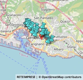 Mappa Via di Brera, 16121 Genova GE, Italia (1.081)