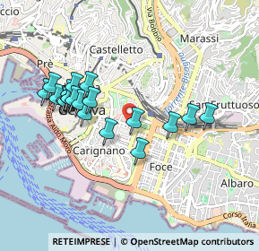 Mappa Via Cesarea, 16100 Genova GE, Italia (0.8925)