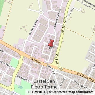 Mappa Via T. A. Edison, 4, 40024 Castel San Pietro Terme, Bologna (Emilia Romagna)