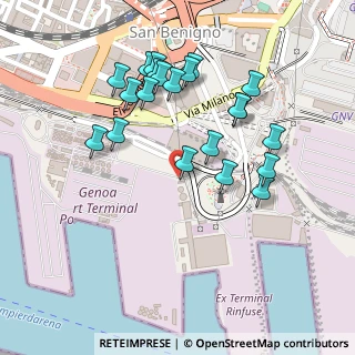 Mappa Nuova Strada Sopraelevata, 16149 Genova GE, Italia (0.23714)