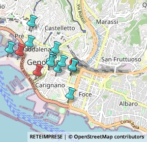 Mappa Piazzetta Rocco Borella, 16121 Genova GE, Italia (0.87462)