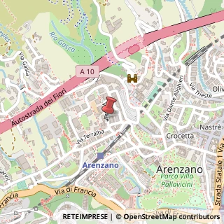 Mappa Via Rue, 11, 16011 Arenzano, Genova (Liguria)
