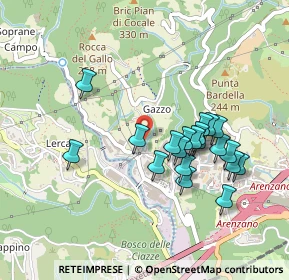 Mappa Via Orto, 16011 Arenzano GE, Italia (0.426)