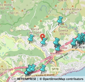 Mappa Via Orto, 16011 Arenzano GE, Italia (1.3765)
