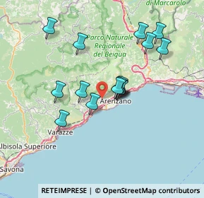 Mappa Via Orto, 16011 Arenzano GE, Italia (6.38067)