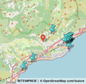 Mappa Via Orto, 16011 Arenzano GE, Italia (2.22077)