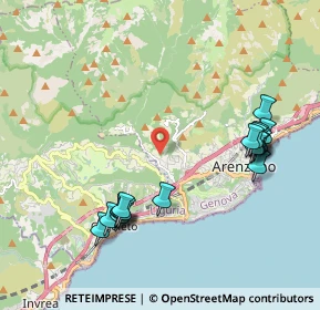 Mappa Via Orto, 16011 Arenzano GE, Italia (2.24389)