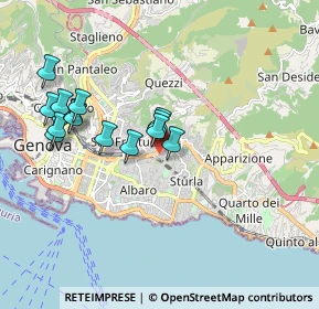 Mappa 16131 Genova GE, Italia (1.75714)