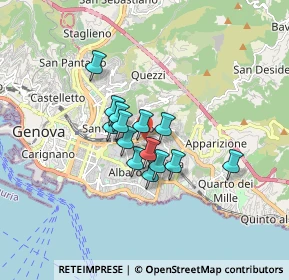 Mappa 16131 Genova GE, Italia (1.10643)