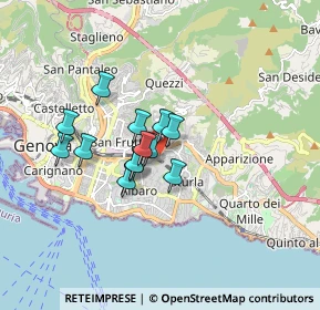 Mappa 16131 Genova GE, Italia (1.20385)
