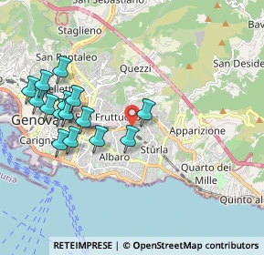Mappa 16131 Genova GE, Italia (2.084)