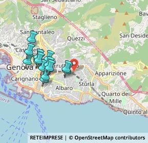 Mappa 16131 Genova GE, Italia (1.78429)