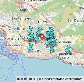 Mappa 16131 Genova GE, Italia (1.01938)