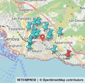 Mappa 16131 Genova GE, Italia (1.30214)
