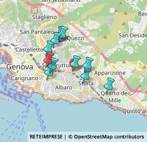 Mappa 16131 Genova GE, Italia (1.3725)