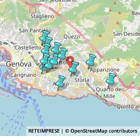 Mappa 16131 Genova GE, Italia (1.38308)