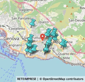 Mappa 16131 Genova GE, Italia (1.285)
