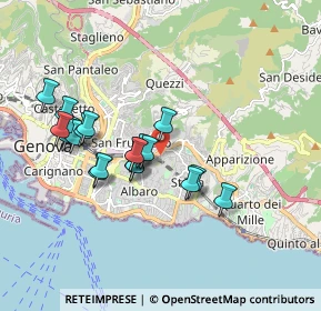 Mappa 16131 Genova GE, Italia (1.6405)